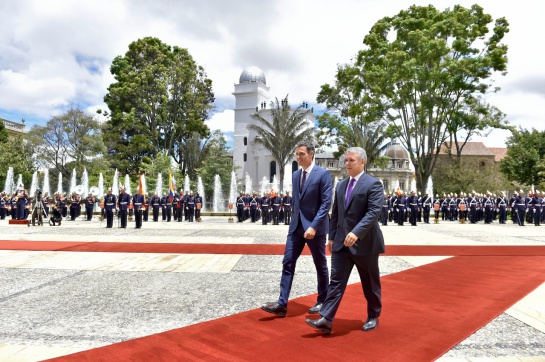 Visita del presidente español.: Duque recibe al Presidente del Gobierno español en la Casa de Nariño Visita del presidente español.: Duque recibe al Presidente del Gobierno español en la Casa de Nariño