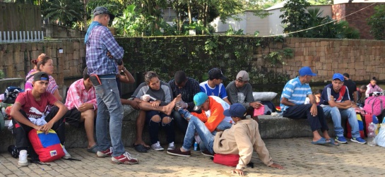 Caminantes venezolanos: Éxodo genera nuevo parque en Bucaramanga, el de los venezolanos Caminantes venezolanos: Éxodo genera nuevo parque en Bucaramanga, el de los venezolanos