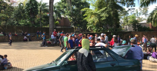 Caminantes venezolanos: Éxodo genera nuevo parque en Bucaramanga, el de los venezolanos Caminantes venezolanos: Éxodo genera nuevo parque en Bucaramanga, el de los venezolanos
