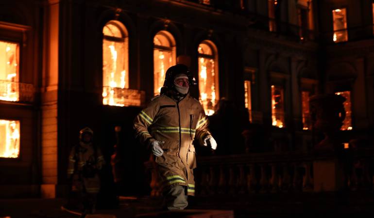 Incendio Museo Brasil: Perdidas incalculables tras incendio en el Museo Nacional de Rio de Janeiro