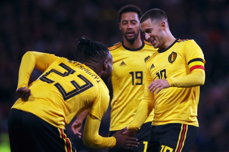 Selección Bélgica Escocia amistoso: Cátedra de fútbol: Bélgica goleó con solvencia a Escocia
