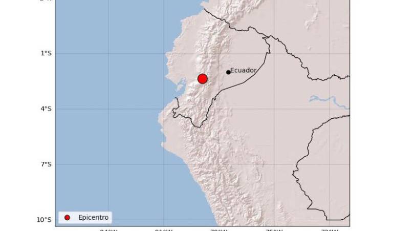 Sismo de 6,6 grados de magnitud sacude a Ecuador
