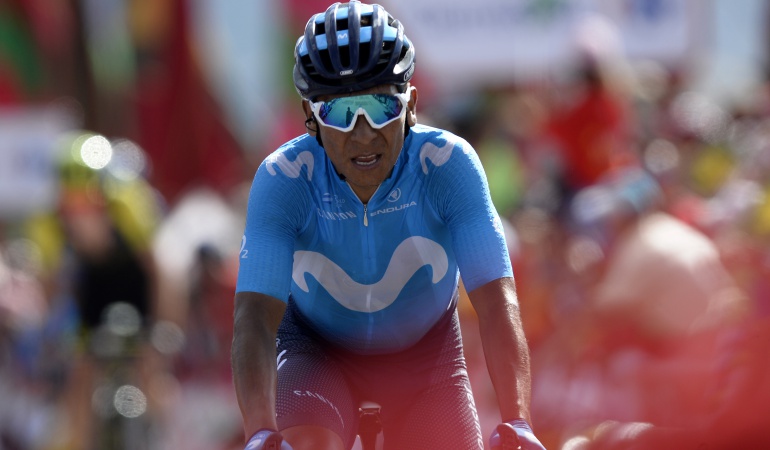 Nairo Quintana: Nairo: "Estamos igualados y espero hacer una buena crono el martes"