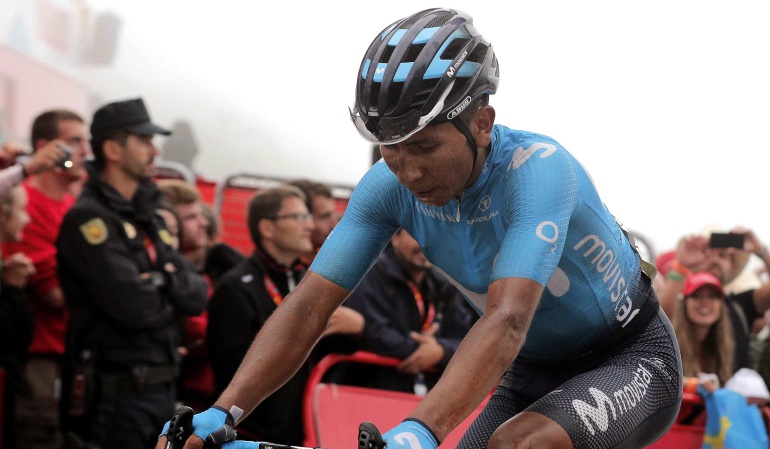 Vuelta a España: Yates aguanta el liderato, pero Valverde se acerca