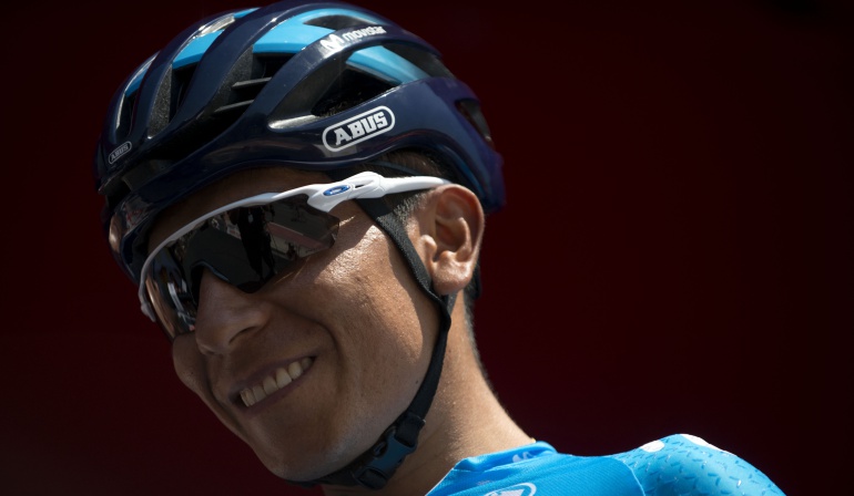 Nairo Vuelta a España Alejandro Valverde: Nairo: "Alejandro Valverde estuvo fuerte y vamos a respaldarlo"