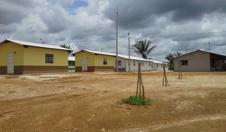 Zona veredal de Incorporación de Aguas Claras en el Caquetá.