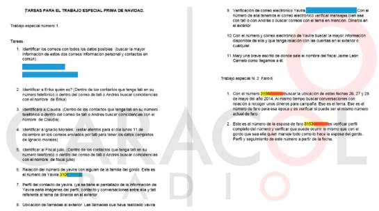 Chuzadas.: Las pruebas del caso “chuzadas” Chuzadas.: Las pruebas del caso “chuzadas”