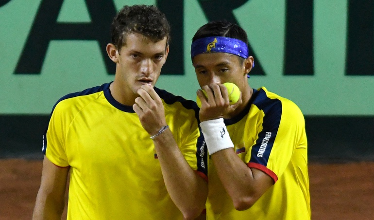 Colombia Copa Davis Alejandro Gomez Cristian Rodriguez: Alejandro Gómez y Cristian Rodríguez caen ante Argentina en la Copa Davis