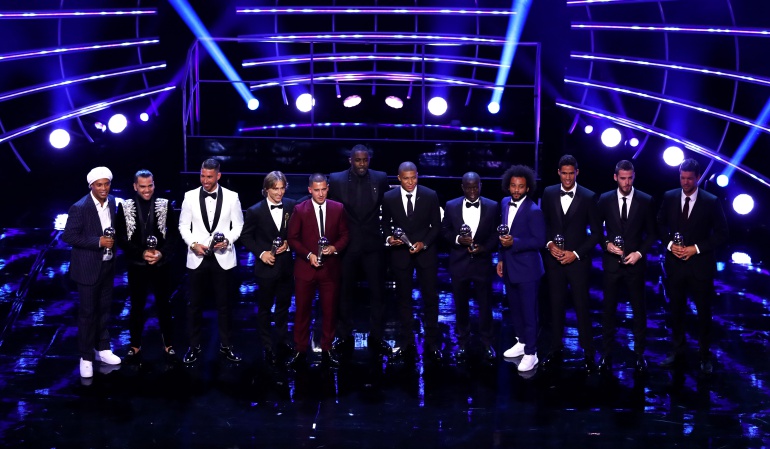 mejor equipo the best: Once ideal: Messi, Ronaldo y Mbappé lideran el mejor equipo The Best