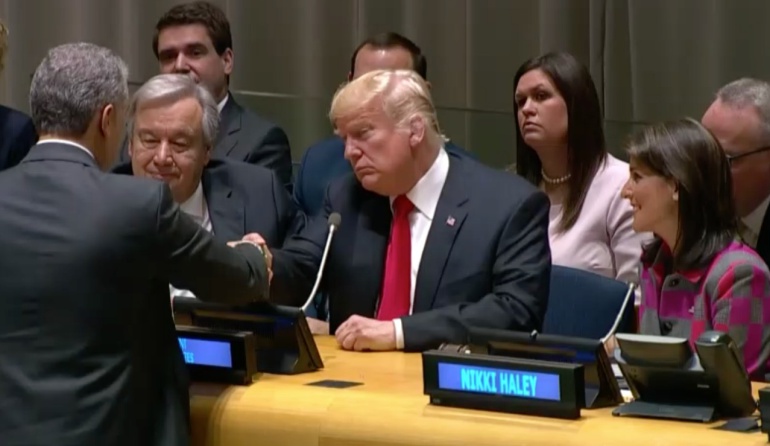 Donald Trump Iván Duque Asamblea Naciones Unidas: Trump felicita a Duque en la ONU y le pide trabajar para acabar con cocaína
