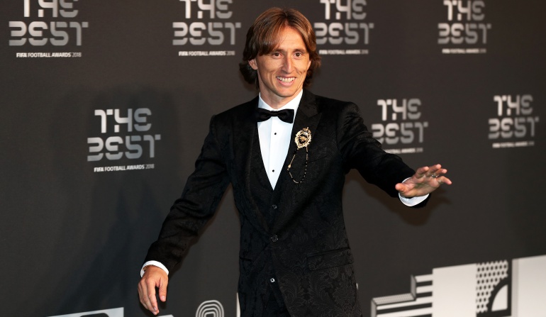 The Best Modric votos: Luka Modric gana el The Best con el 29,05 % de los votos