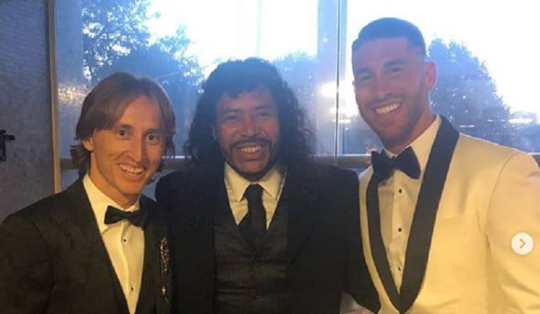 Luka Modric, René Higuita y Sergio Ramos