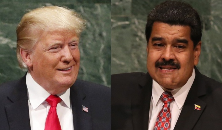 Encuentro Donald Trump y Nicolás Maduro.: Trump dice que "Venezuela es un desastre y hay que limpiarlo"