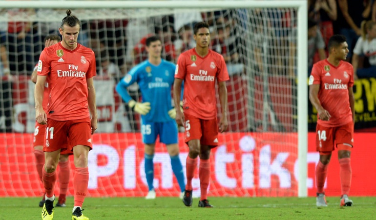 Sevilla Real Madrid Liga de España: Sevilla goleó al Real Madrid y le impidió ser líder de la Liga de España