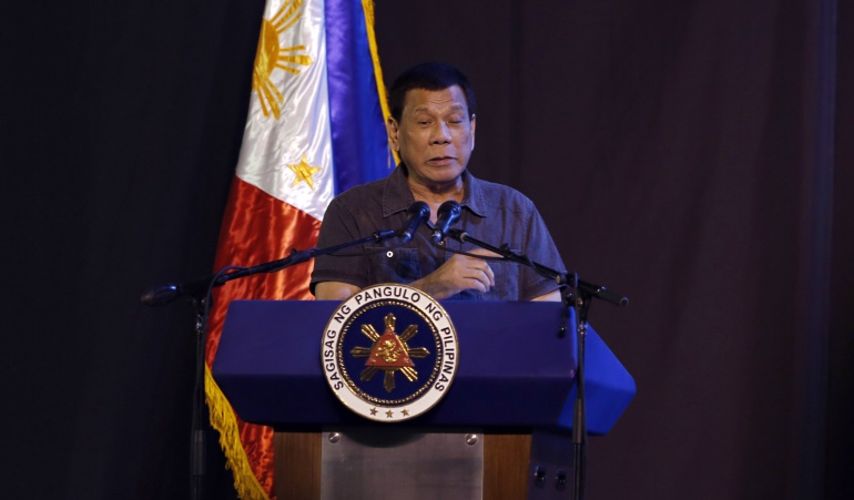 Presidente de Filipinas Rodrigo Duterte