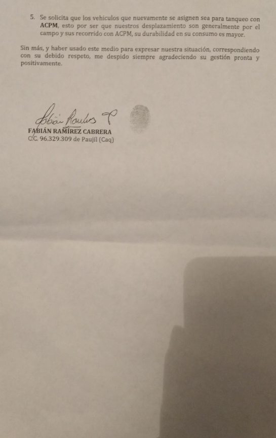 Seguridad exguerrilleros: Fabián Ramírez pide a la UNP que le asignen de nuevo escoltas Seguridad exguerrilleros: Fabián Ramírez pide a la UNP que le asignen de nuevo escoltas