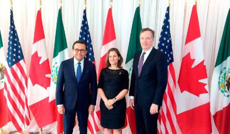 Tratado de Libre Comercio América del Norte.: Estados Unidos y Canadá sellan acuerdo para TLCAN