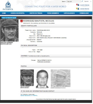 Gabino circular roja: Máximo cabecilla del Eln tiene circular roja de la Interpol