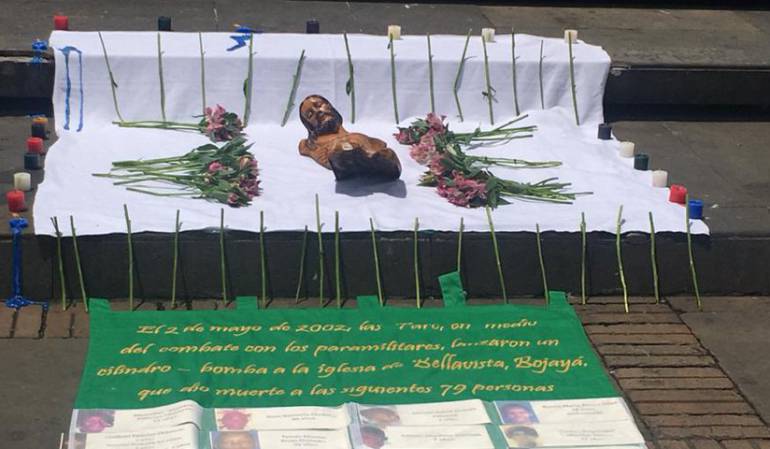 Víctimas de Bojayá.: Víctimas de Bojayá claman por la implementación del proceso de paz