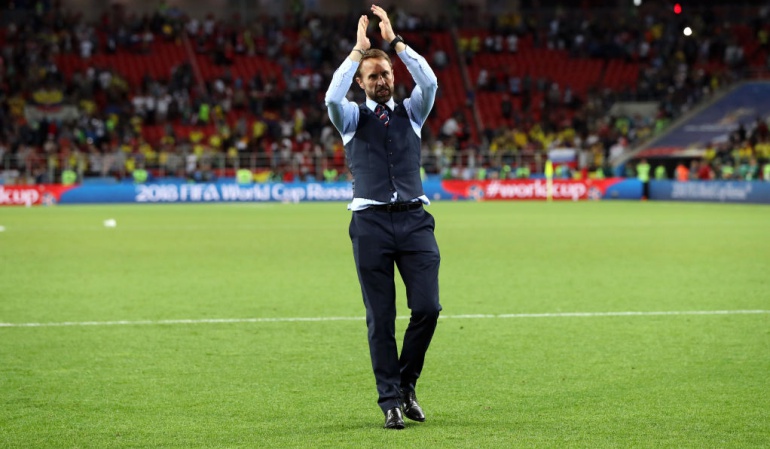 Gareth Southgate Inglaterra 2022 Catar: Southgate, verdugo de Colombia en Rusia, renovó con Inglaterra hasta 2022