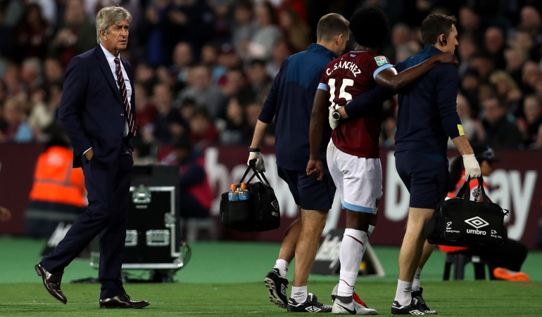 carlos sanchez lesion west ham: Carlos Sánchez pasará por el quirófano en un par de semanas