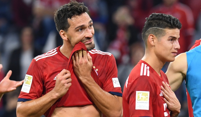 James Rodríguez Bayern Múnich: James jugó los 90 en la derrota del Bayern que no levanta cabeza