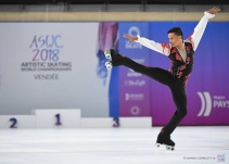 Brayan Carreño, doble campeón mundial en patinaje artístico