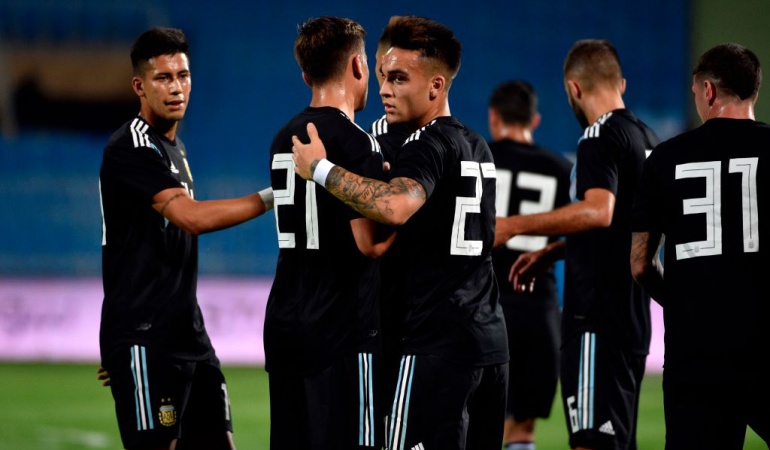 Argentina 4-0 Irak amistoso: Argentina goleó a Irak en la víspera de su duelo ante Brasil