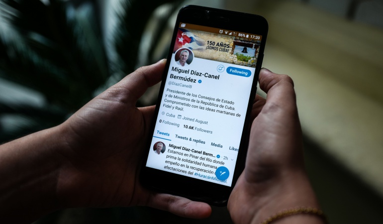 Miguel Diaz- Canel Twitter: Presidente de Cuba abre Twitter