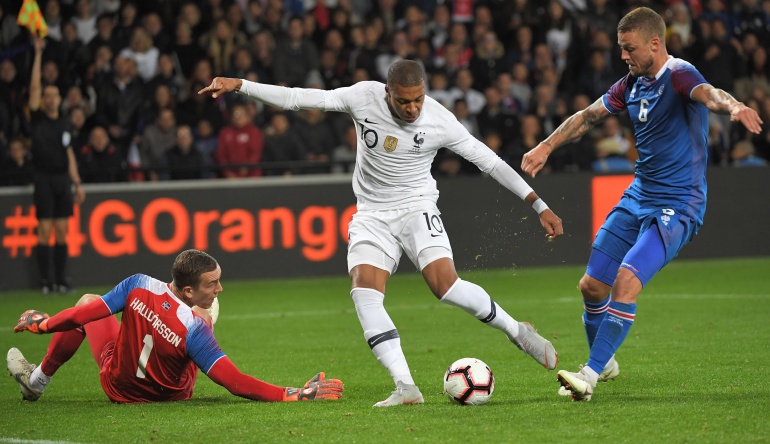 Francia islandia resumen goles mbappe: Mbappé salvó a Francia de caer derrotado ante Islandia