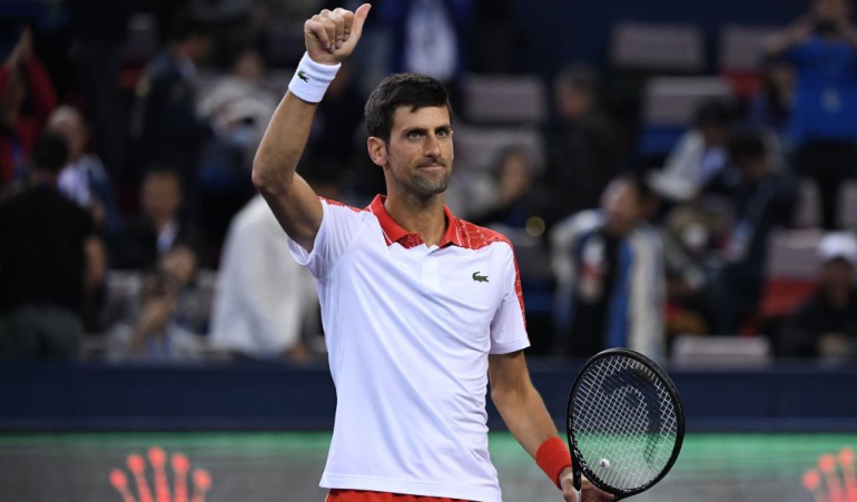 Djokovic Zverev Mastes 1000 Shanghai: Djokovic aplastó a Zverev y espera por Federer o Coric en final de Shanghái