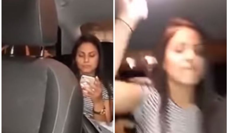 Conductor de Uber es agredido por pasajera sin ninguna razón: Joven peruana agrade e insulta a conductor de Uber
