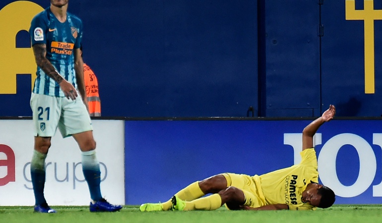 bacca lesion villarreal atletico de madrid: Carlos Bacca sufre una lesión en el partido entre Villarreal y Atlético