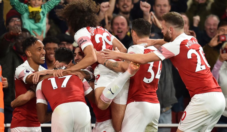 Arsenal 3-1 Leicester City: Arsenal remontó ante el Leicester y llegó a 10 triunfos consecutivos