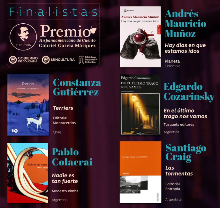 Los cinco finalistas al Premio Hispanoamericano de Cuento 2018