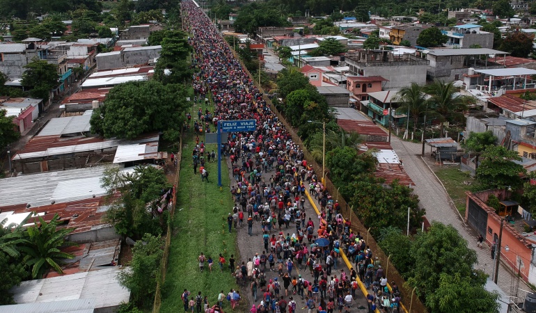 Caravana de migrantes Estados Unidos: Trump advierte a la caravana que las Fuerzas Armadas les "están esperando"