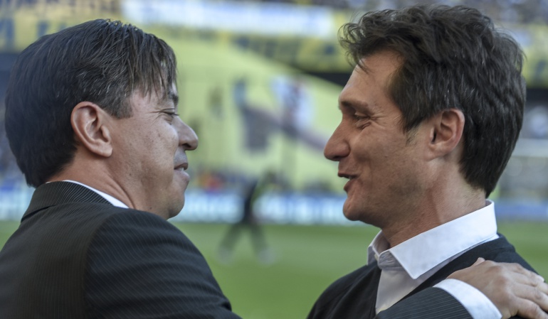 Gallardo y Schelotto sancionados: Sancionados: Gallardo y Schelotto no podrán dirigir en las semifinales