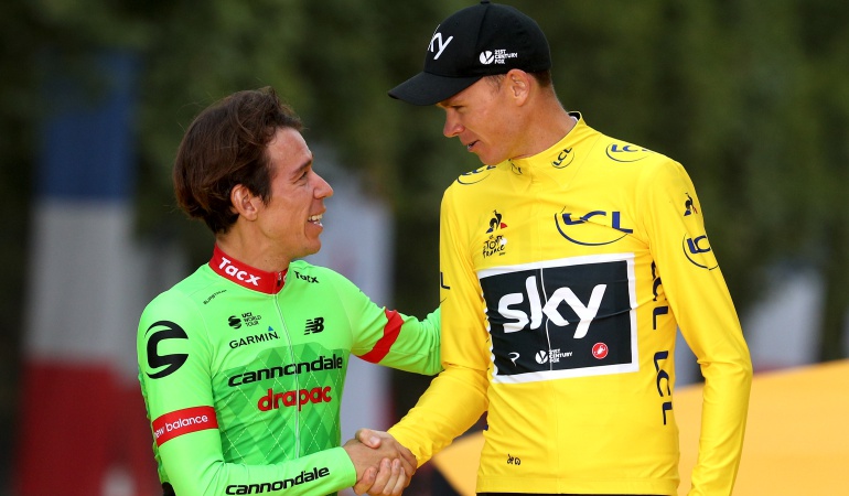 Llegada de: Las aventuras de 'Rigo' y Froome