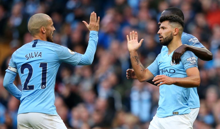 Manchester City, Sergio Aguero: Agüero llegó a 150 goles en la Premier y el City es líder solitario