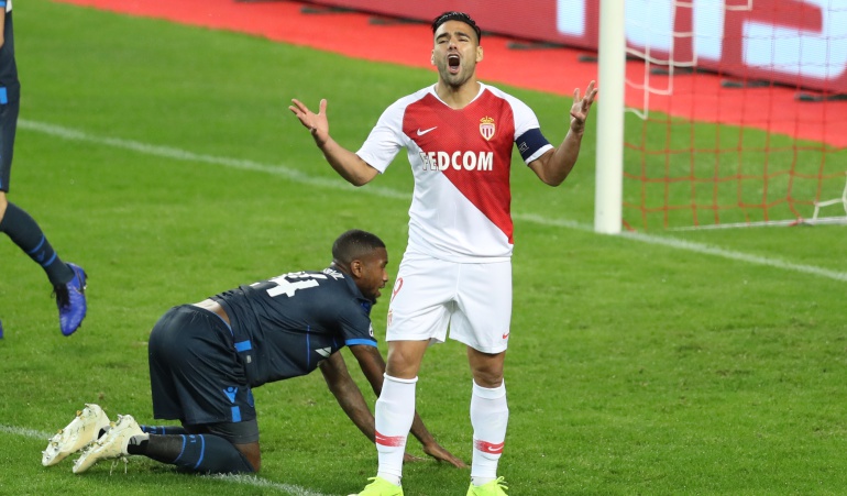 falcao monaco champions brujas: Con Falcao García, Mónaco cae goleado ante Brujas