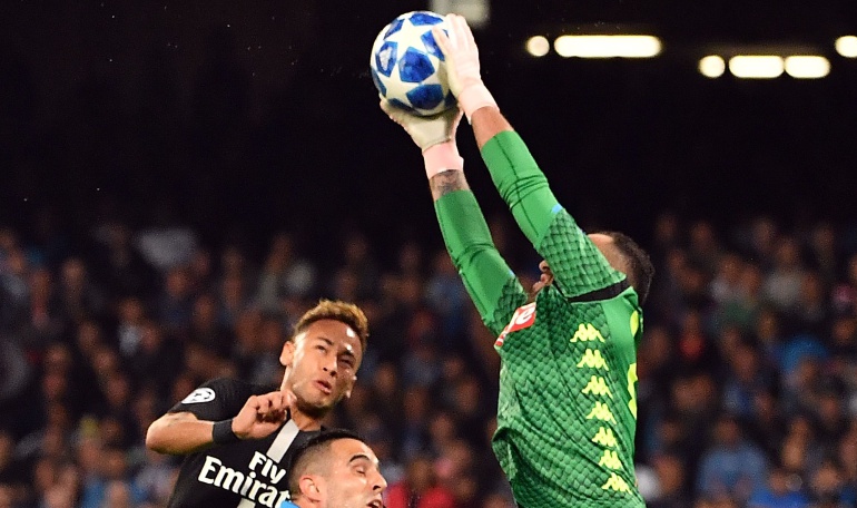 psg napoli david ospina champions league: Ospina y dos invictos frente al PSG con Napoli
