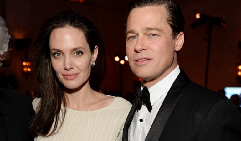 Imagen de archivo - Angelina Jolie y su ex esposo Brad Pitt