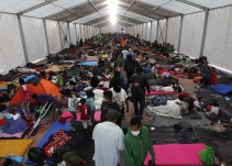 Así son los campamentos de la caravana de migrantes en Ciudad de México