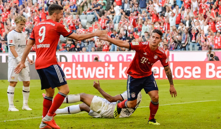 bayern munich james champions: Bayern Múnich cuida a James y venció al AEK Atenas