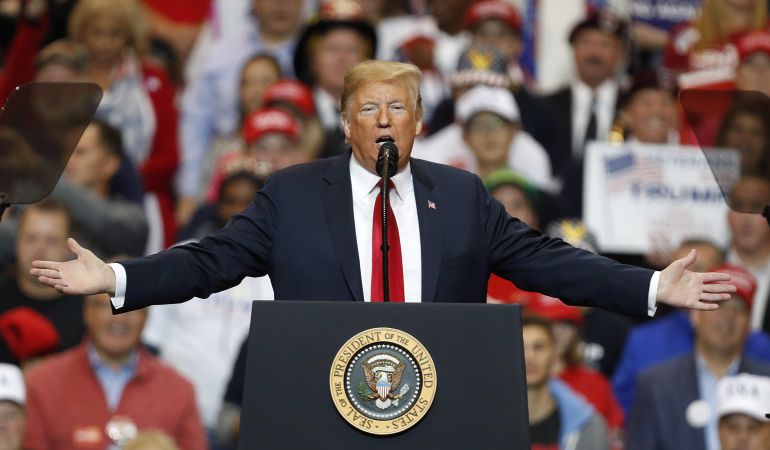 Trump presume de un "tremendo éxito" en legislativas de EE.UU.