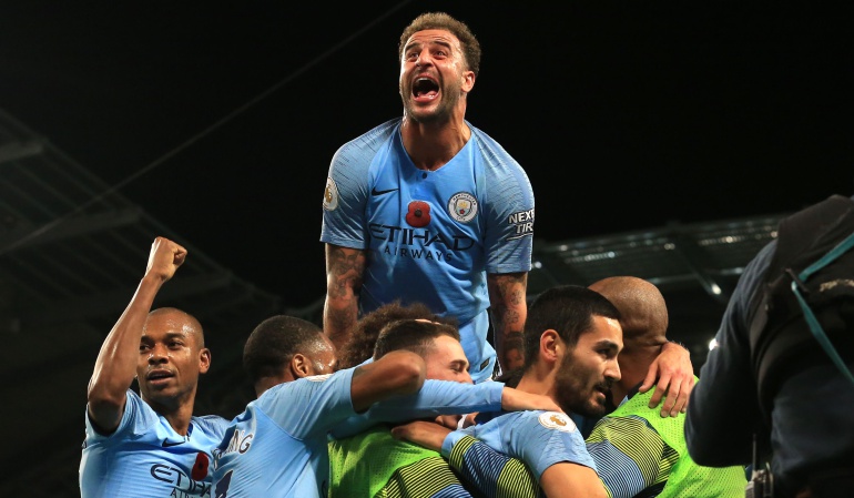 manchester city united derby premier league: Golpe de autoridad: Manchester City venció al United y es líder