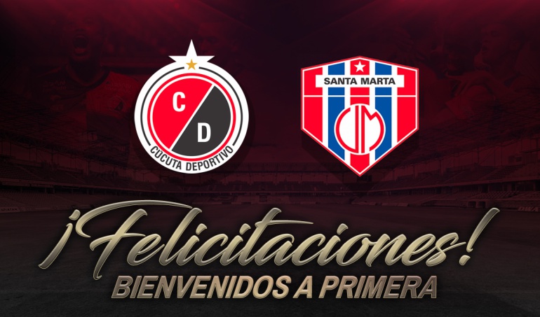 cucuta asecenso la a union magdalena: ¡Rumbo a la ‘A’! Cúcuta y U. Magdalena ascendieron a la primera categoría