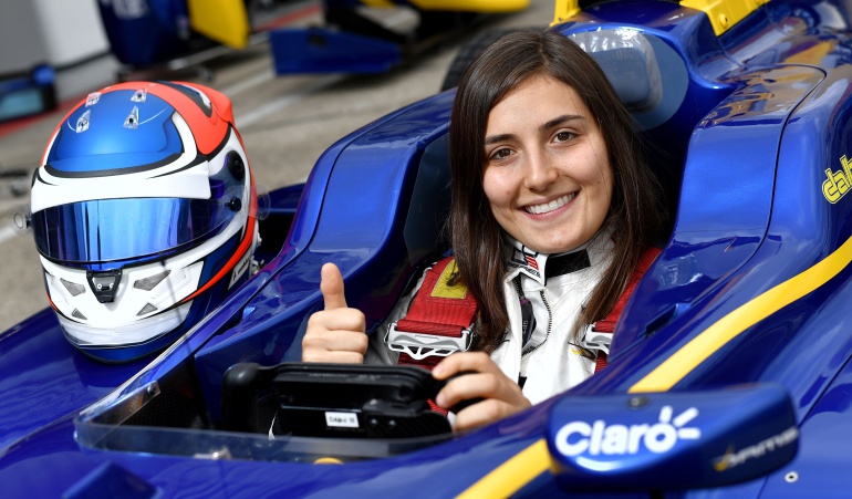 tatiana calderon formula uno F1 fiorano: ¡Primer día! Así le fue a Tatiana Calderón en las pruebas de F1 en Fiorano