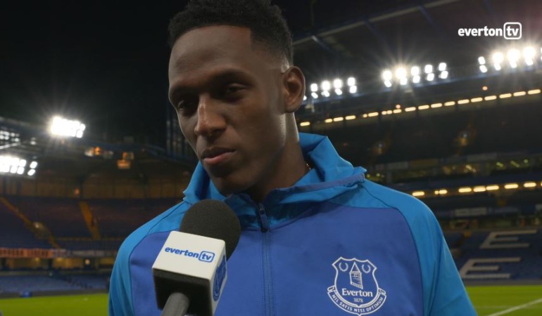 Yerry Mina Everton: Yerry Mina sobre Everton: "Es una gran familia, me han ayudado mucho"