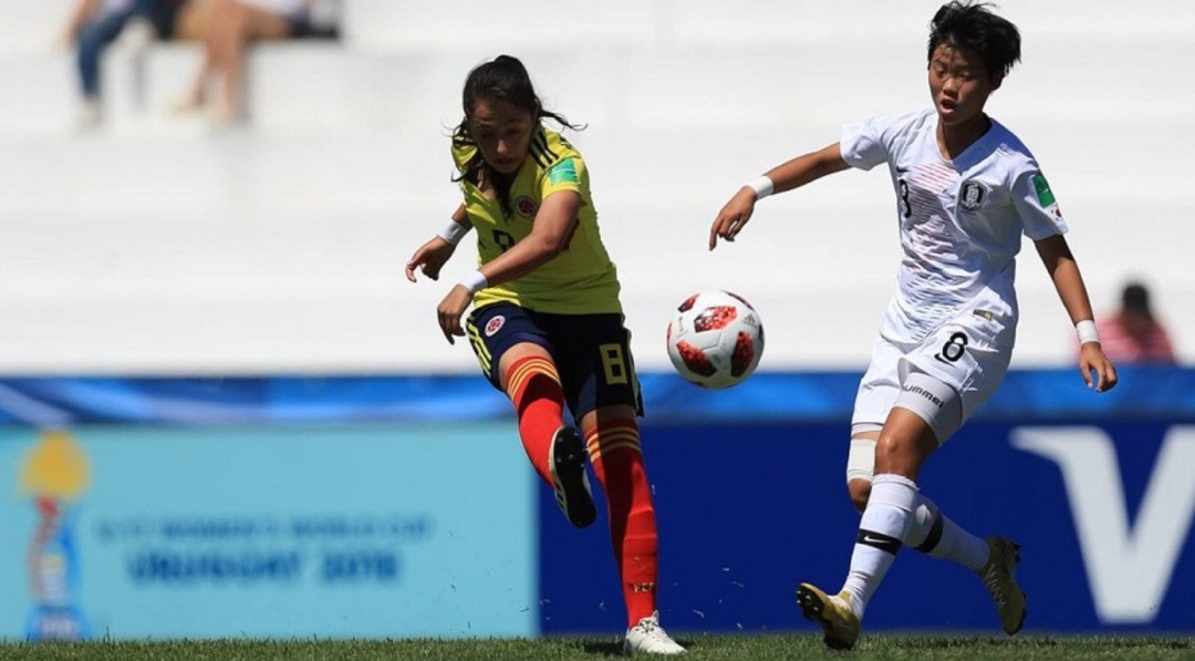 colombia femenino sub 17 mundial uruguay: Colombia igualó con Corea del Sur y fue eliminada del Mundial Femenino